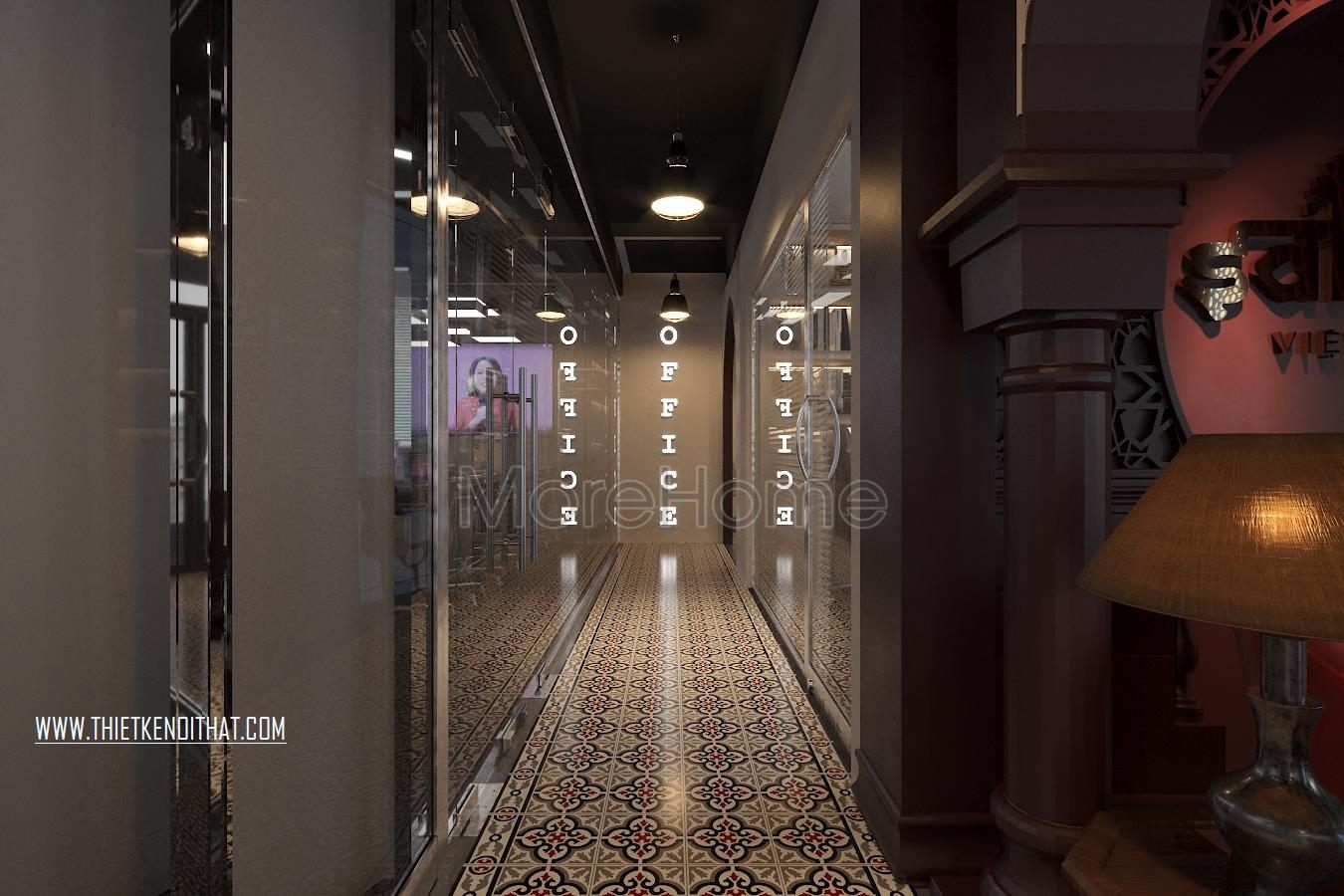 Thiết kế nội thất văn phòng Saffron Thanh Xuân